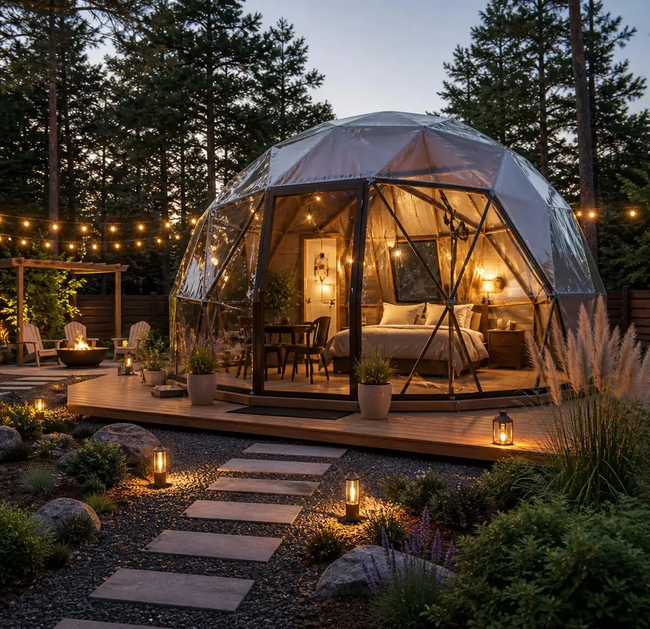 Мягкие окна для глэмпинга